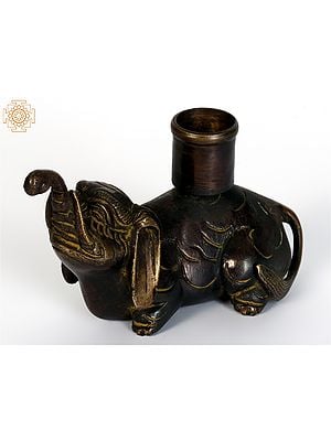 Elephant | Bronze Candle Holder