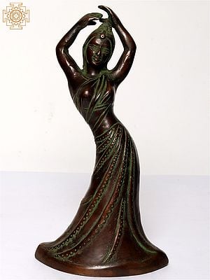 11" Dancing Lady in Brass