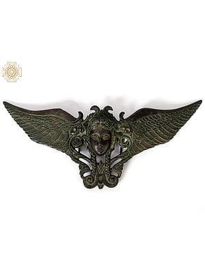 11" Angel Wings in Brass | Wall Decor