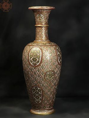 4 Feet High Super Large Vase in Marble