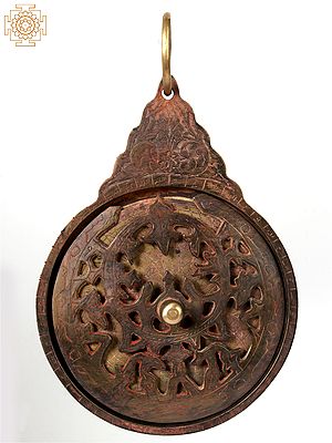 6'' Brass Hanging Arabic Astrolabe Globe Maritime Navigational Astrological Calendar Replica