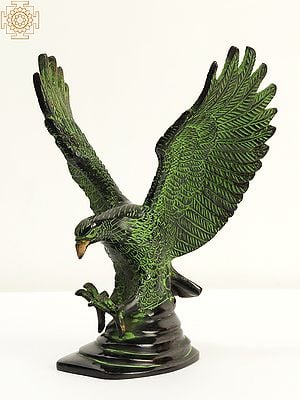 9" Brass Eagle Statue | Home Decor