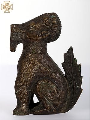 3" Egyptian Animal Figurine | Vintage Bronze Statue