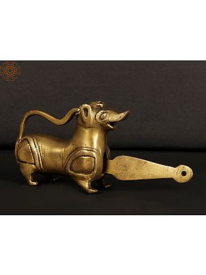 Antique Decorative Dog Shaped Brass Locks