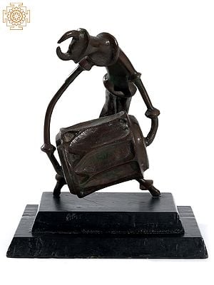 13" Modern Art Bronze Sculpture | Signed Product by Artist : Ekeshwar