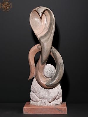 31" Large Original Kundalini Serpent | Modern Art Sculpture