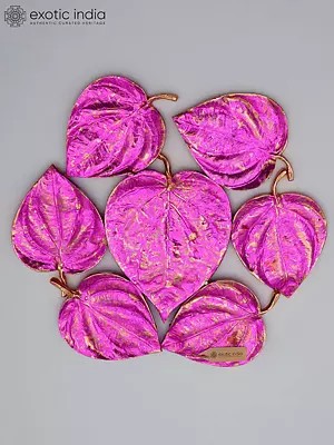 11" Brass Leaf Design Table Decor