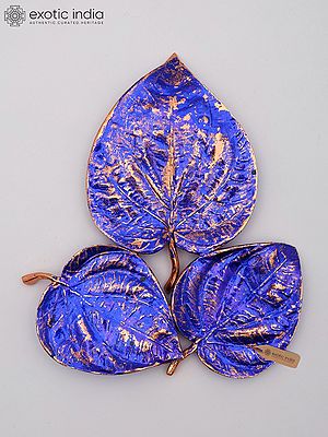 Elegant Leaf-Shaped Table Decor Platter