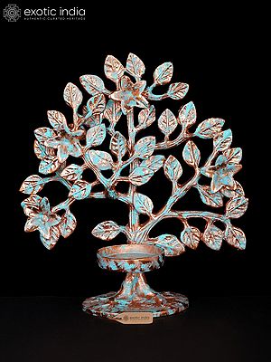 Brass Tree of Life Candle Holder for Table Decoration