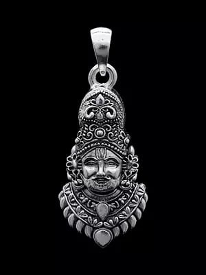 Sterling Silver Khatu Shyam Pendant