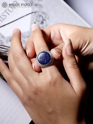 Lapis Lazuli Circular Ring