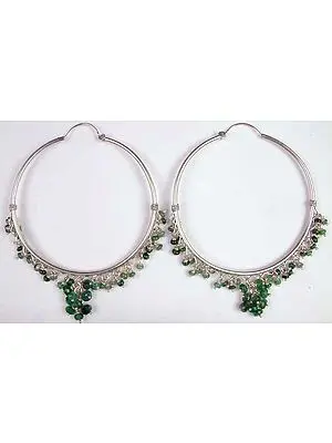 Emerald Hoops