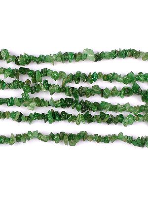Green Garnet Chips