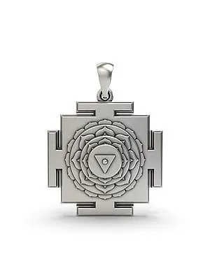 Sterling Silver Matangi Yantra Pendant