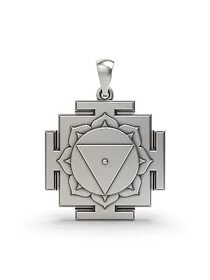 Sterling Silver Pendant Featuring Maa Tara Devi Yantra