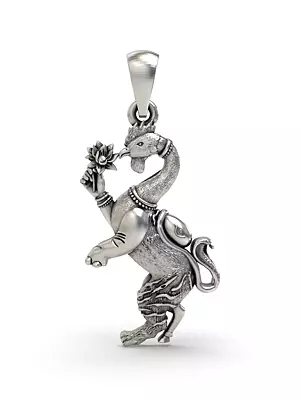 Sterling Silver Navagunjara Mythical Creature Pendant