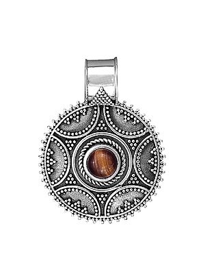 Designer Sterling Silver Pendant Jewelry with Gemstone