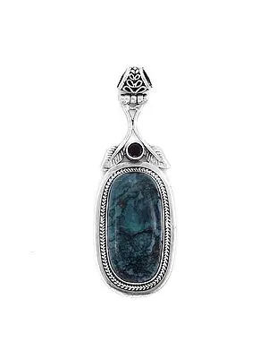 Sterling Silver Pendant with Turquoise Stone