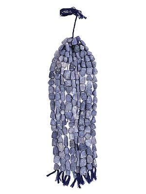 Frosted Lapis Lazuli Nuggets | Semi-Precious Gemstone Beads