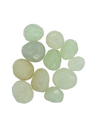 Faceted Green Chalcedony Beads | Chalcedony Gemstones Jewelry