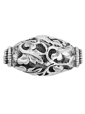 Sterling Silver Bead with Deer Design
