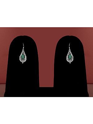 Buy Dazzling Malachite Earrings Only at Exotic India