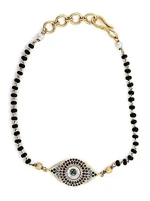 Beaded Eye Shape Mangalsutra Bracelet