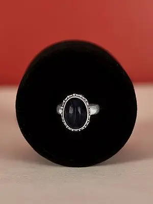 Sterling Silver Ring with Black Onyx