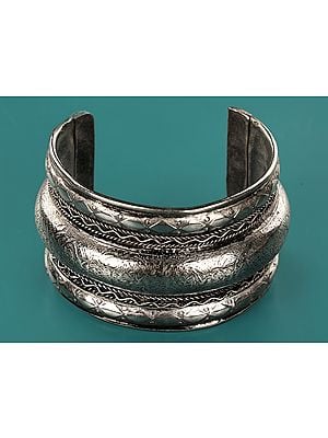 Stylish Tibetan Cuff Bracelet