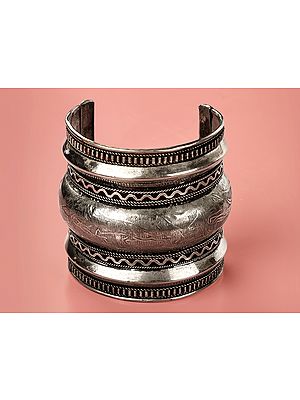 Tibetan Long Wrist Cuff Bracelet