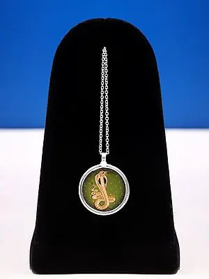 Cobra Sterling Silver Pendant