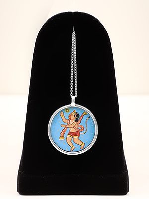 Lord Hanuman Sterling Silver Pendant