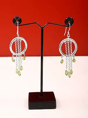 Chandelier Earring with Peridot Gemstone