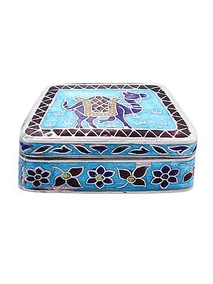 Camel and Floral Design Box