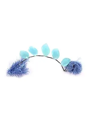 Faceted Aqua Chalcedony Beads | Chalcedony Gemstones