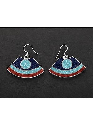 Inlay Sterling Silver Earring