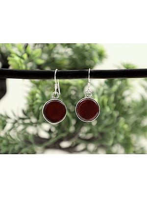 Small Round Shape Sterling Silver Earring