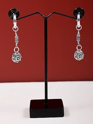 Designer Sterling Silver Earring | Indian Jewelry