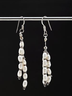 Buy Invaluable Pearl Earrings Only at Exotic India