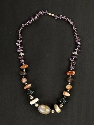Stylish Stone Beaded Necklace