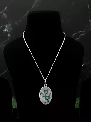 Oval Sterling Silver Pendant | Sterling Silver Jewelry