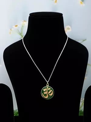 Brass Om Pendant