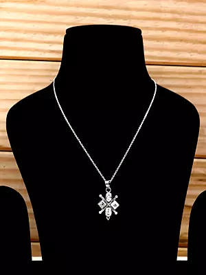 Crystal Sterling Silver Pendant