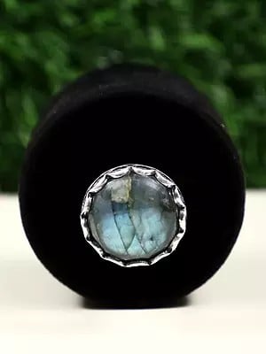 Labradorite Gemstone Round Shape Ring | Sterling Silver Finger Rings
