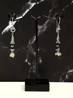 Buy Magnificent Peridot Earrings Only at Exotic India