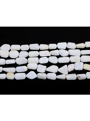 White Marble Opal Nuggets (Price of 1 String)