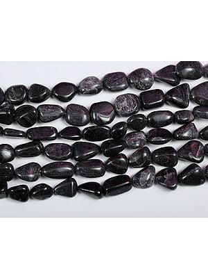 Black Agate Nuggets (Price of 1 String)