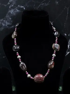 Black Agate Stone Necklace