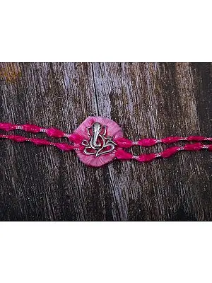 92.5% Sterling Silver Lord Ganesha Rakhi
