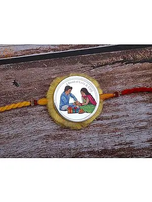 92.5% Sterling Silver Coin Rakhi